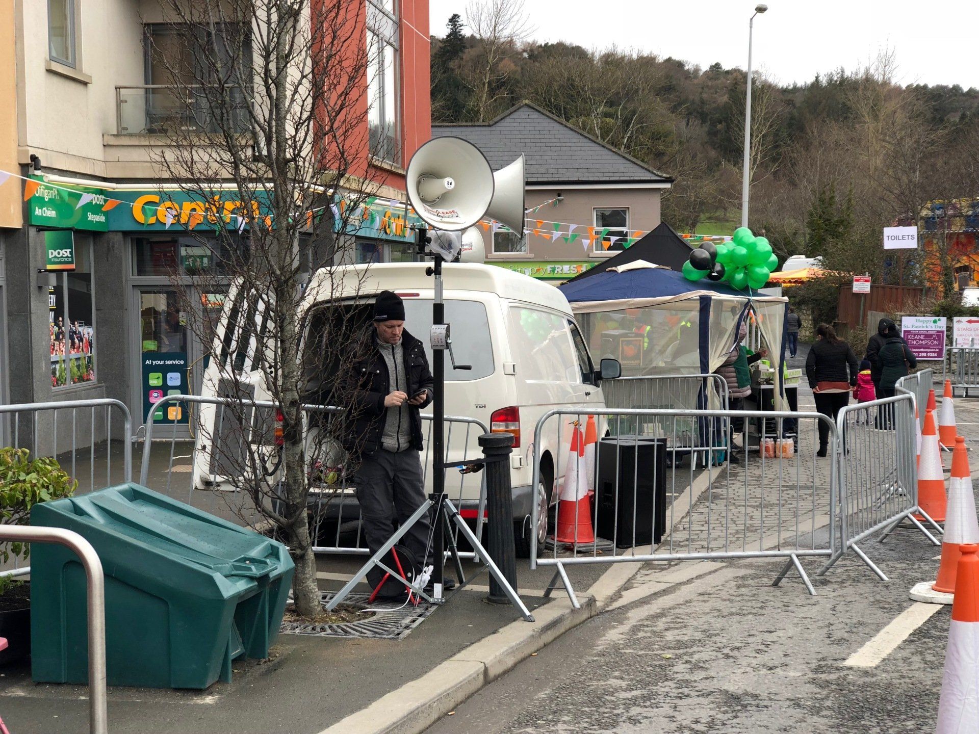 OutdOoor Public Addres ( PA ) Sound System.