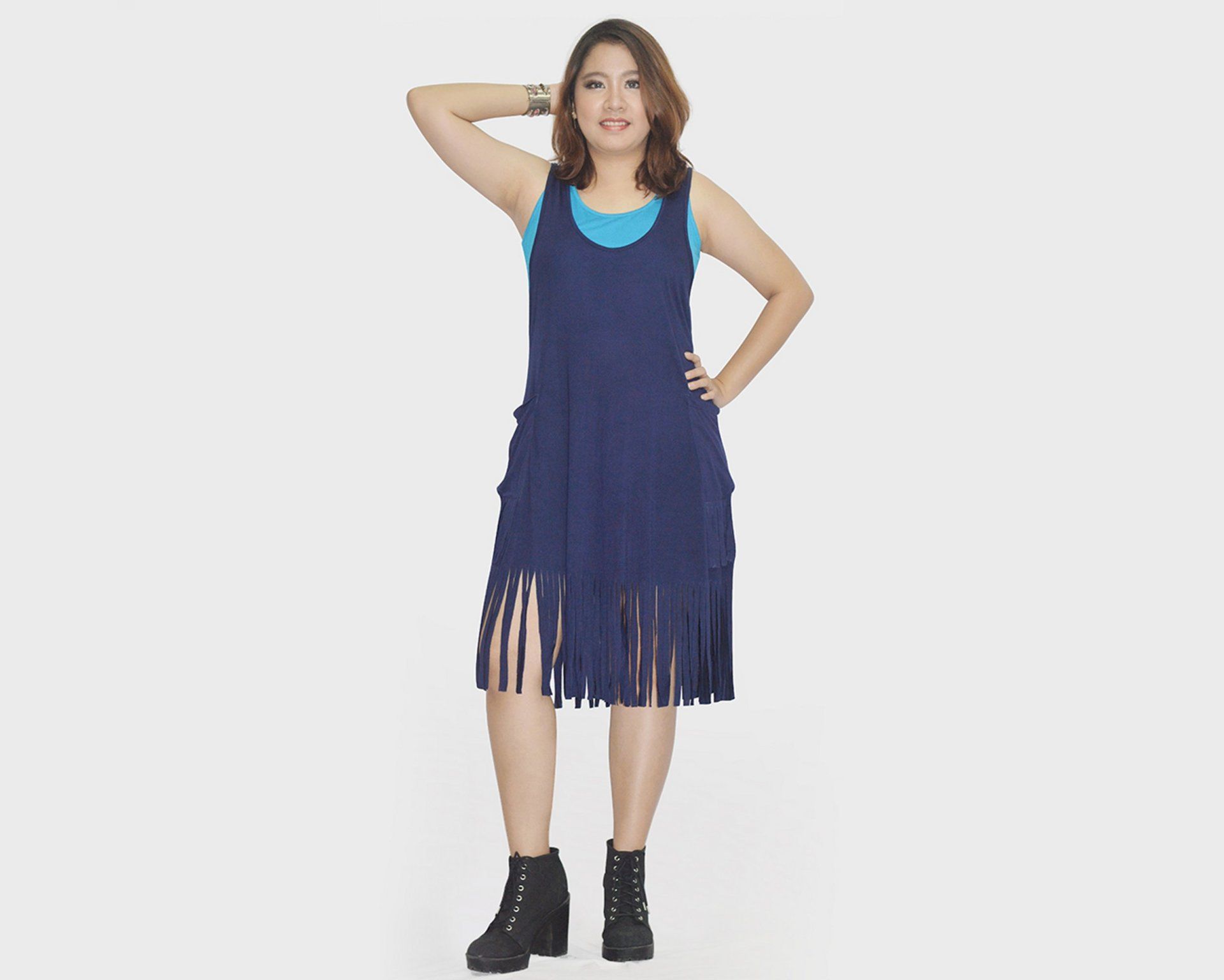 CASOTTIE Sassy Fringe Jumper Dress Top Set by Bali Goddess