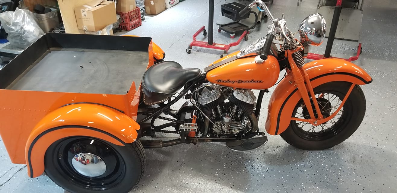 Orange Motorcycle — Munnsville, NY — Hillside Motorcycle & Machine