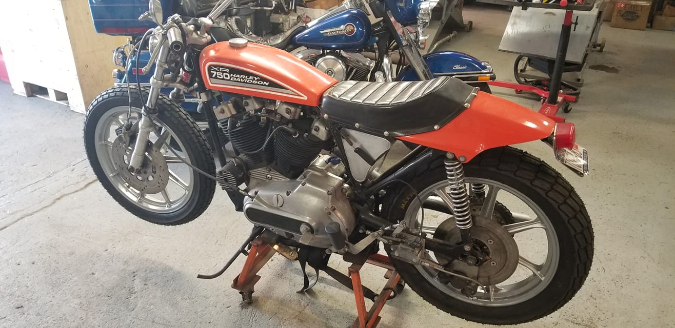 Orange Harley Davidson Motorcycle — Munnsville, NY — Hillside Motorcycle & Machine