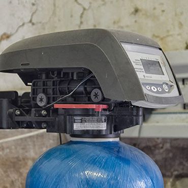 Appliance Store Repair — Blue Tanked Water Softener in Bountiful, UT Appliance Store Repair — Blue Tanked Water Softener in Bountiful, UT