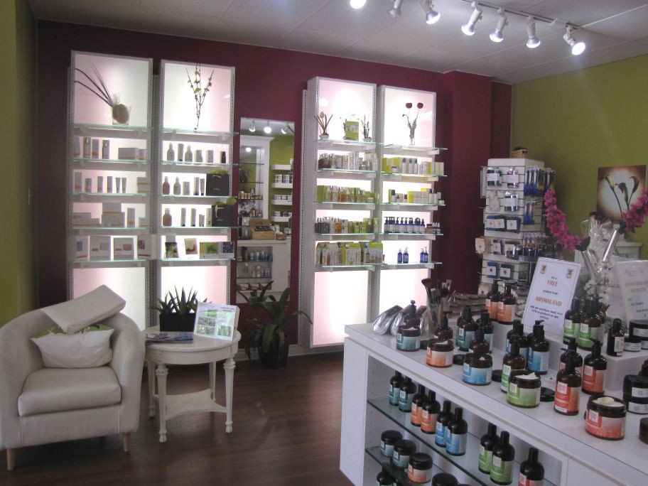 A store filled with lots of bottles and shelves