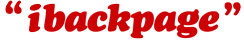ibackpage The word ibackpage is written in red on a white background