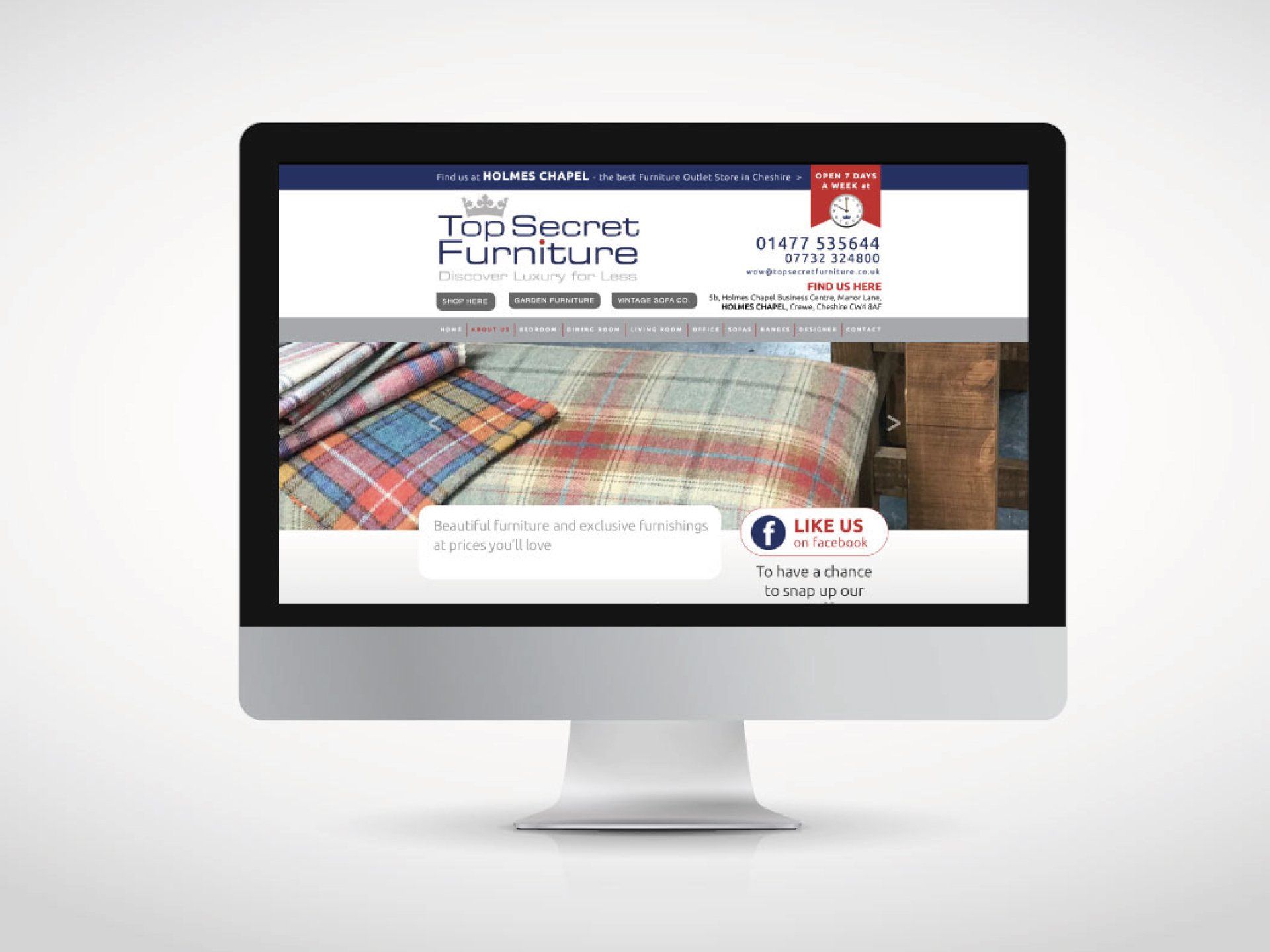 Website Design and Website Building UX and UI from Creative Edge, Cheshire