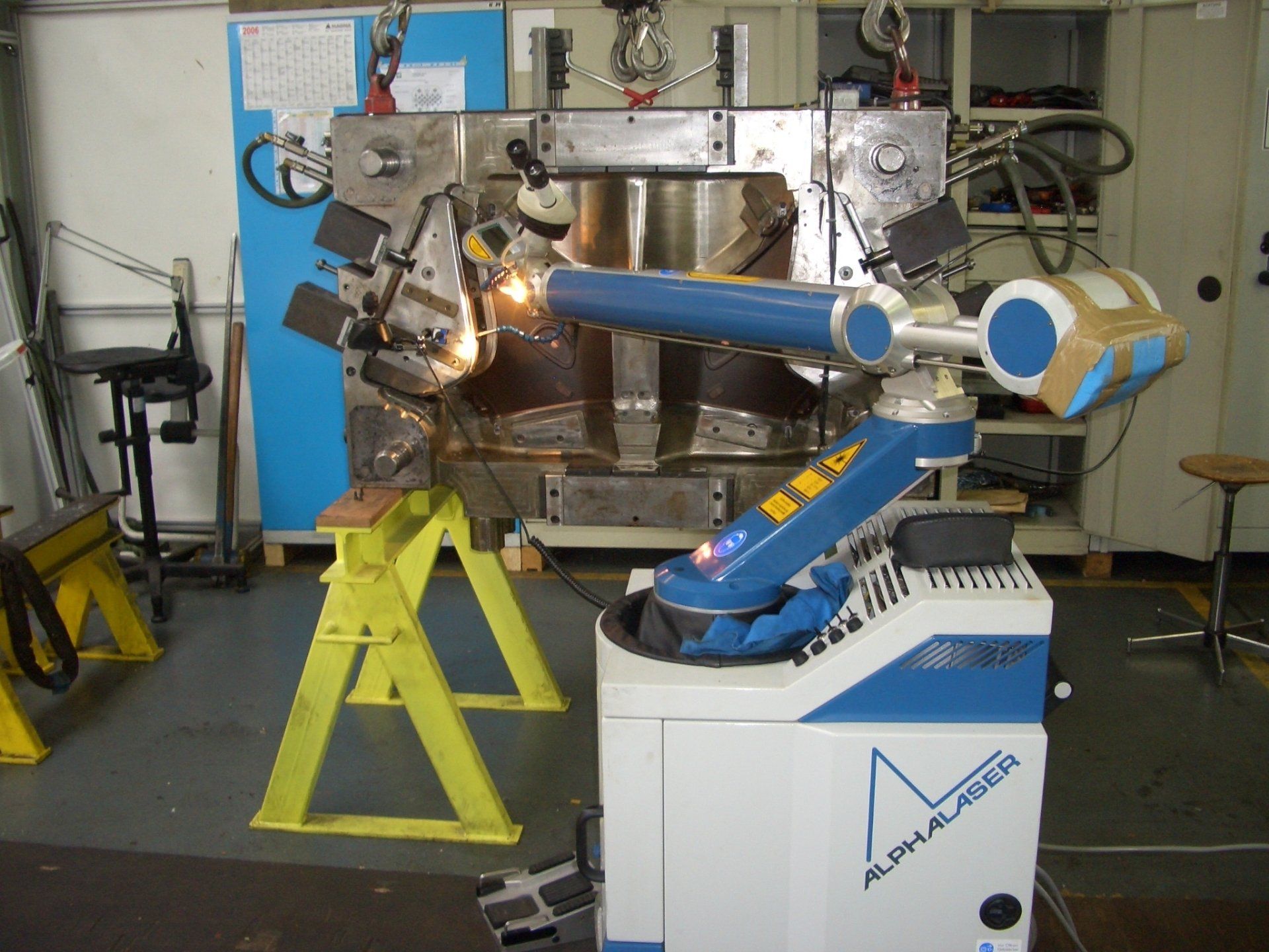 Jutz Lasertechnik, services, mobile laser welding