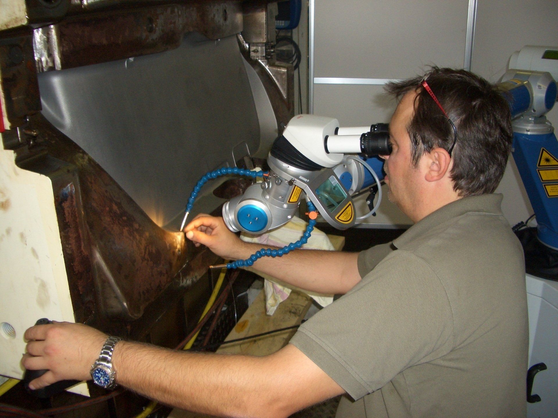 Jutz Lasertechnik, services, mobile laser welding