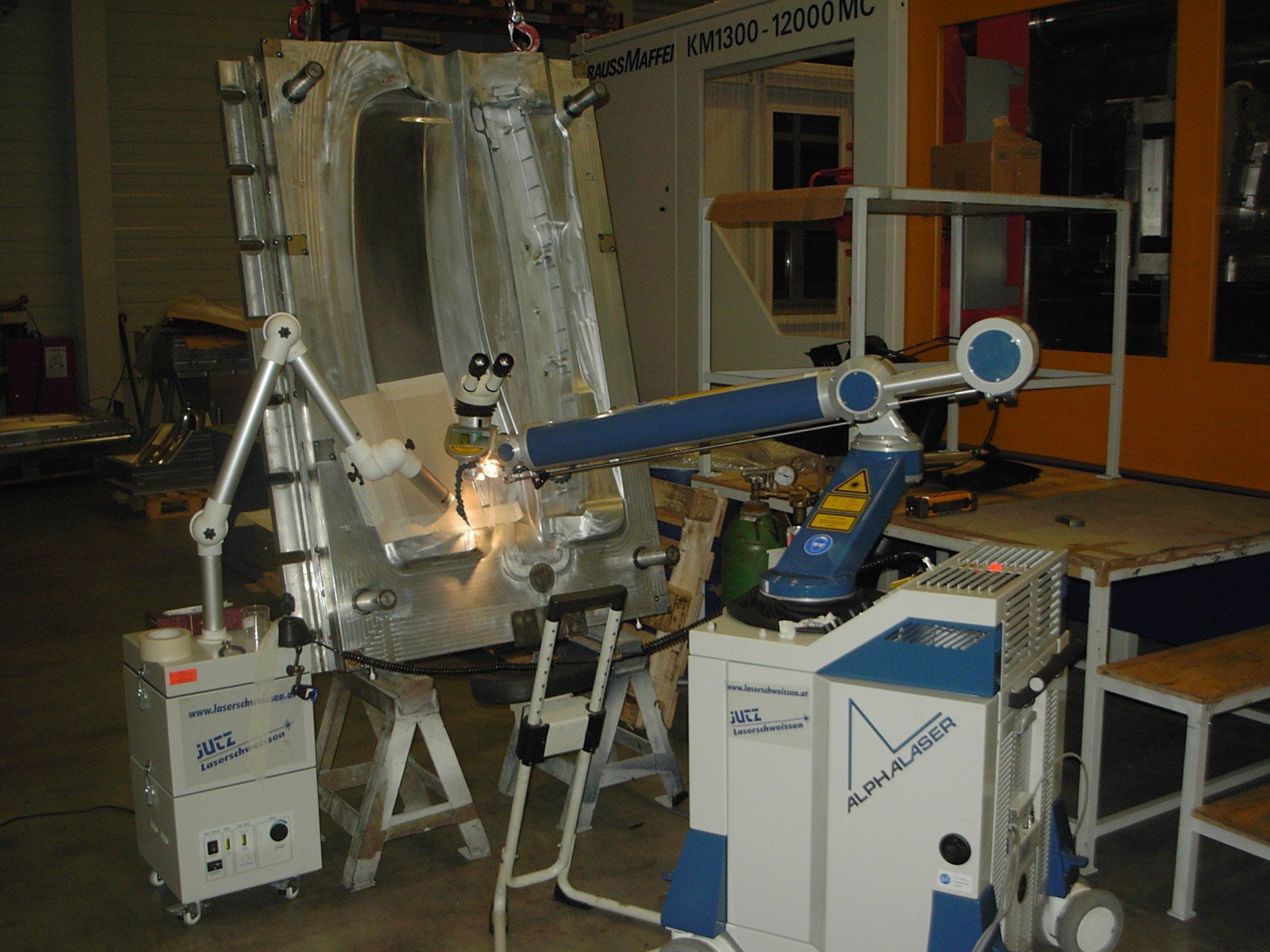 Jutz Lasertechnik, services, mobile laser welding