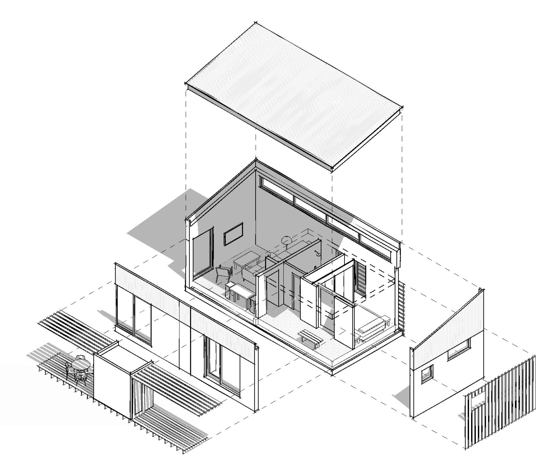 cabin exterior materials