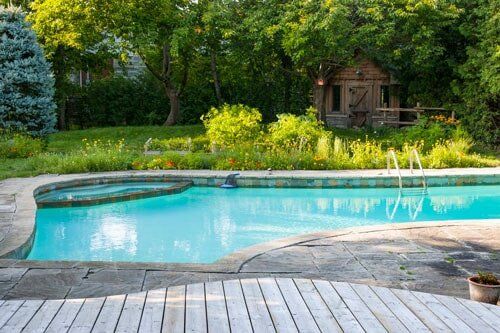 Inground Pool — Swimming Pool in the Yard in Manchester, CT Inground Pool — Swimming Pool in the Yard in Manchester, CT