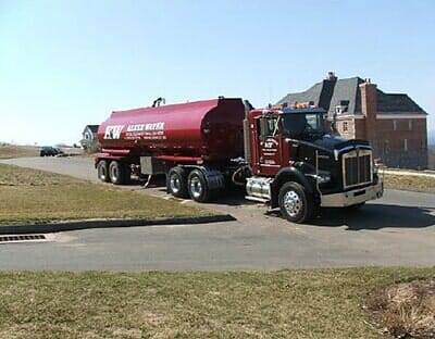 Red Truck — Flooding Foundation in Manchester, CT