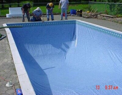 Finished Pool — Holding Tanks in Manchester, CT