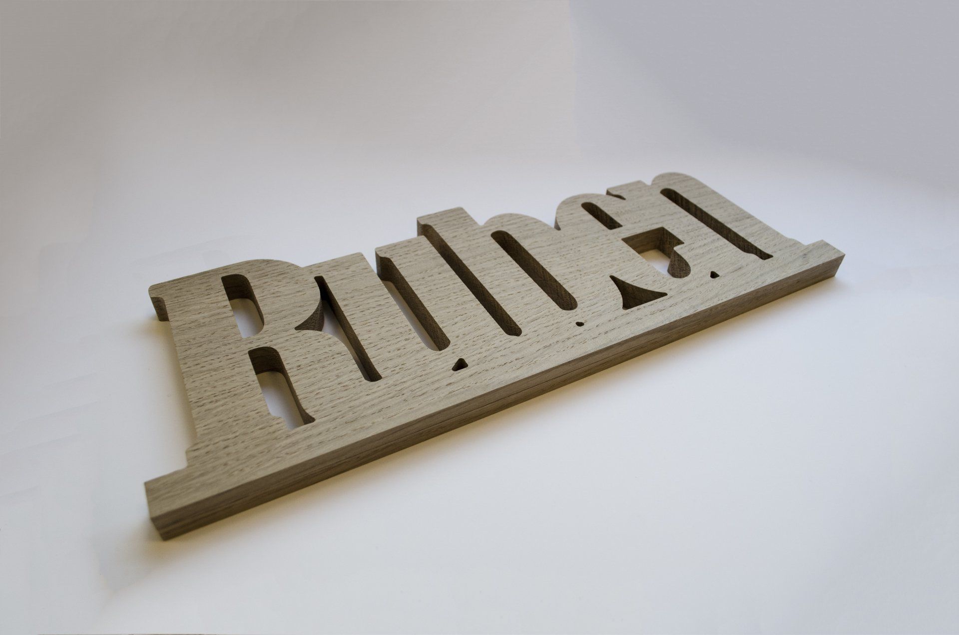 Houten bord met de tekst 