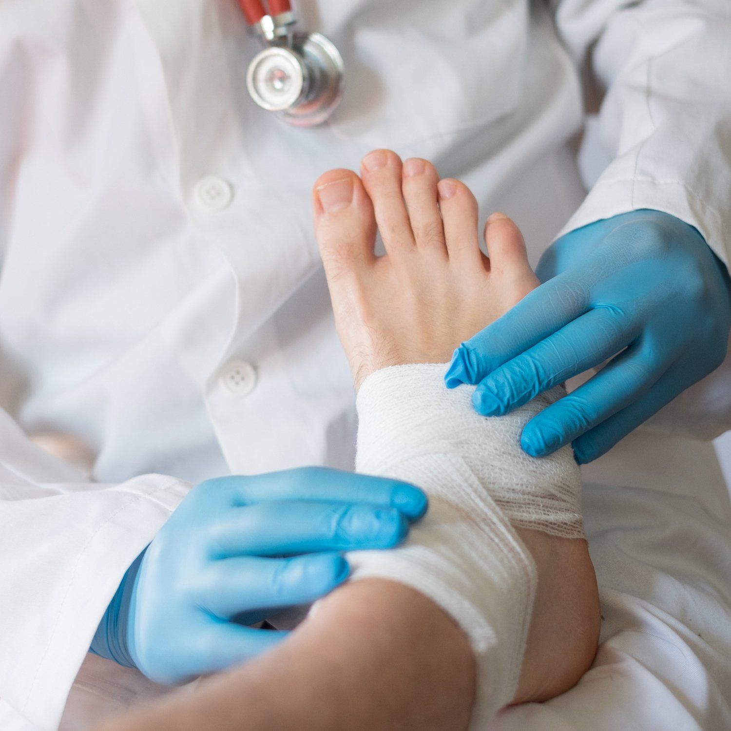 Foot With Bandage — Neshannock Township, PA — Angelo J. Mitsos, D.P.M.