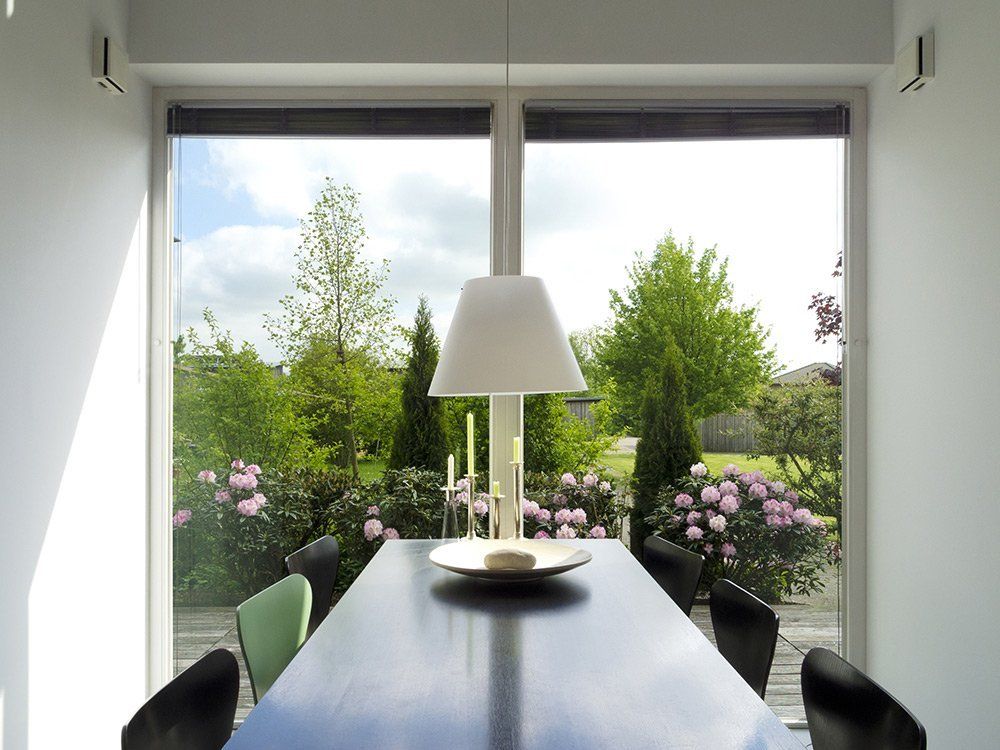 View from French doors