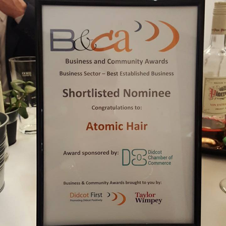 Atomic Hair award
