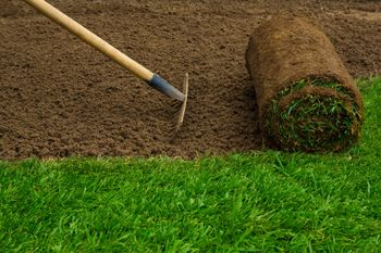 Mulching — Installing Grass on Soil in Louisville, KY Mulching — Installing Grass on Soil in Louisville, KY