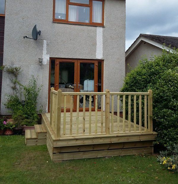 wooden deck