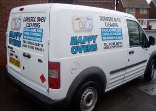 Oven cleaners - Chesterfield, Derbyshire - Happy Ovens - Van Van