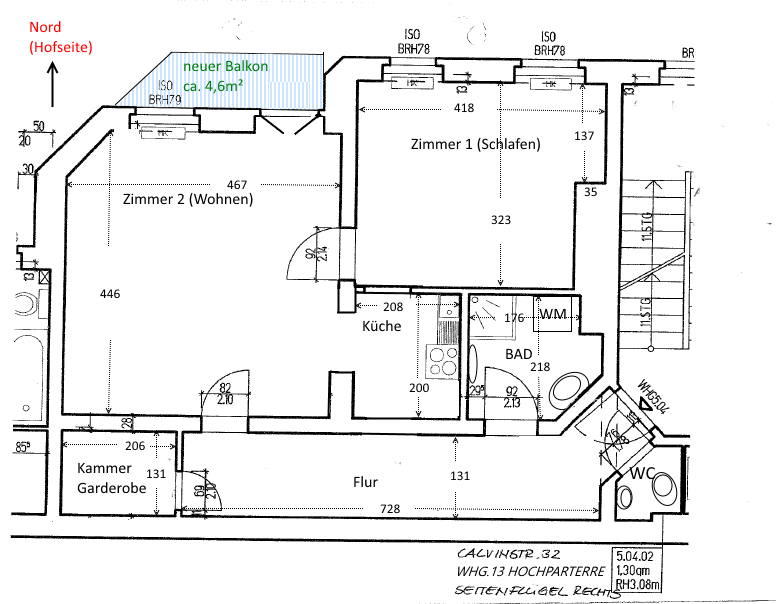 Ein schwarz-weißer Grundriss eines Hauses
