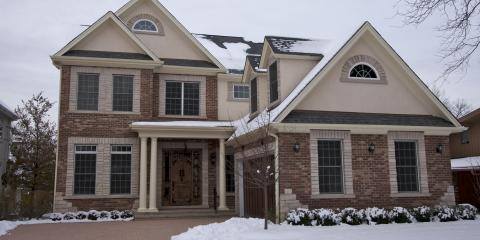 Metal roof snow guards prevent the avalanche of frozen precipitation