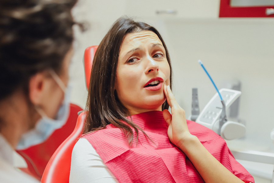 Woman with a Painful Tooth — Baker, LA — Rabel Family Dentistry