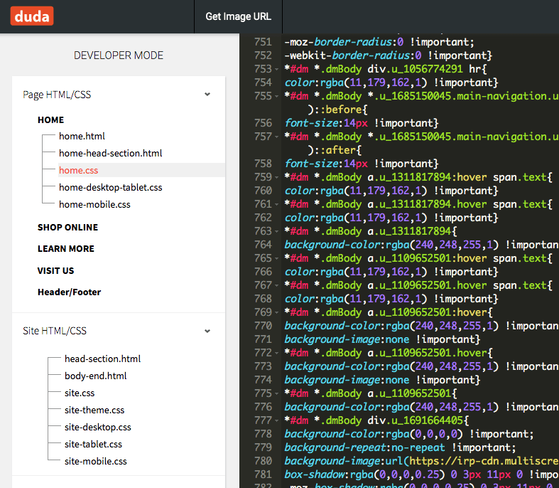 optimize your duda ecwid store widget to increase page speed dev mode