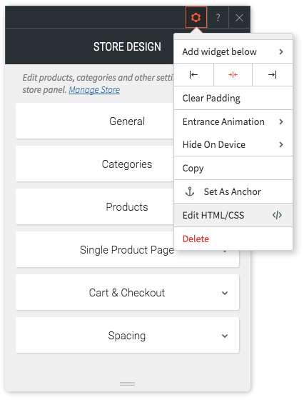 optimize your duda ecwid store widget to increase page speed html