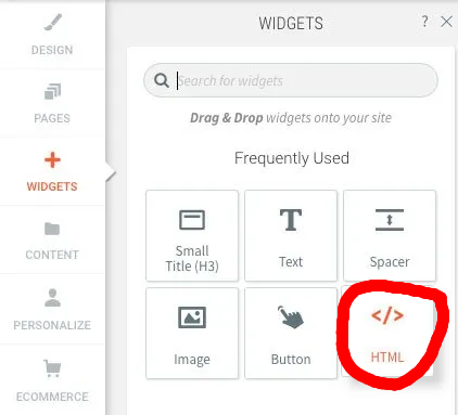 duda html widget