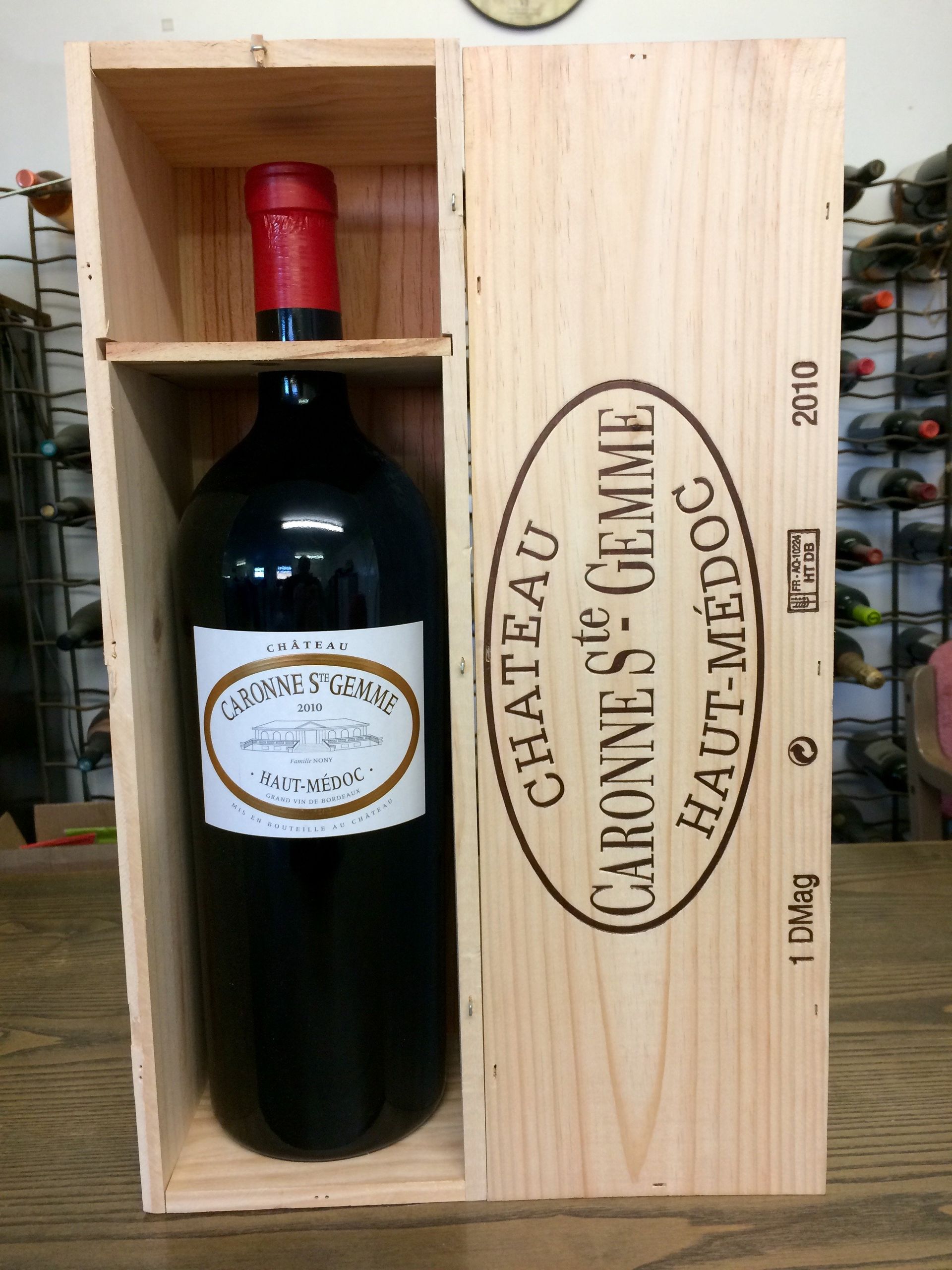Chateau Caronne Ste Gemme, Haut Medoc, Bordeaux Double Magnums & Jeroboam in Wooden Gift Boxes Chateau Caronne Ste Gemme, Haut Medoc, Bordeaux Double Magnums & Jeroboam in Wooden Gift Boxes