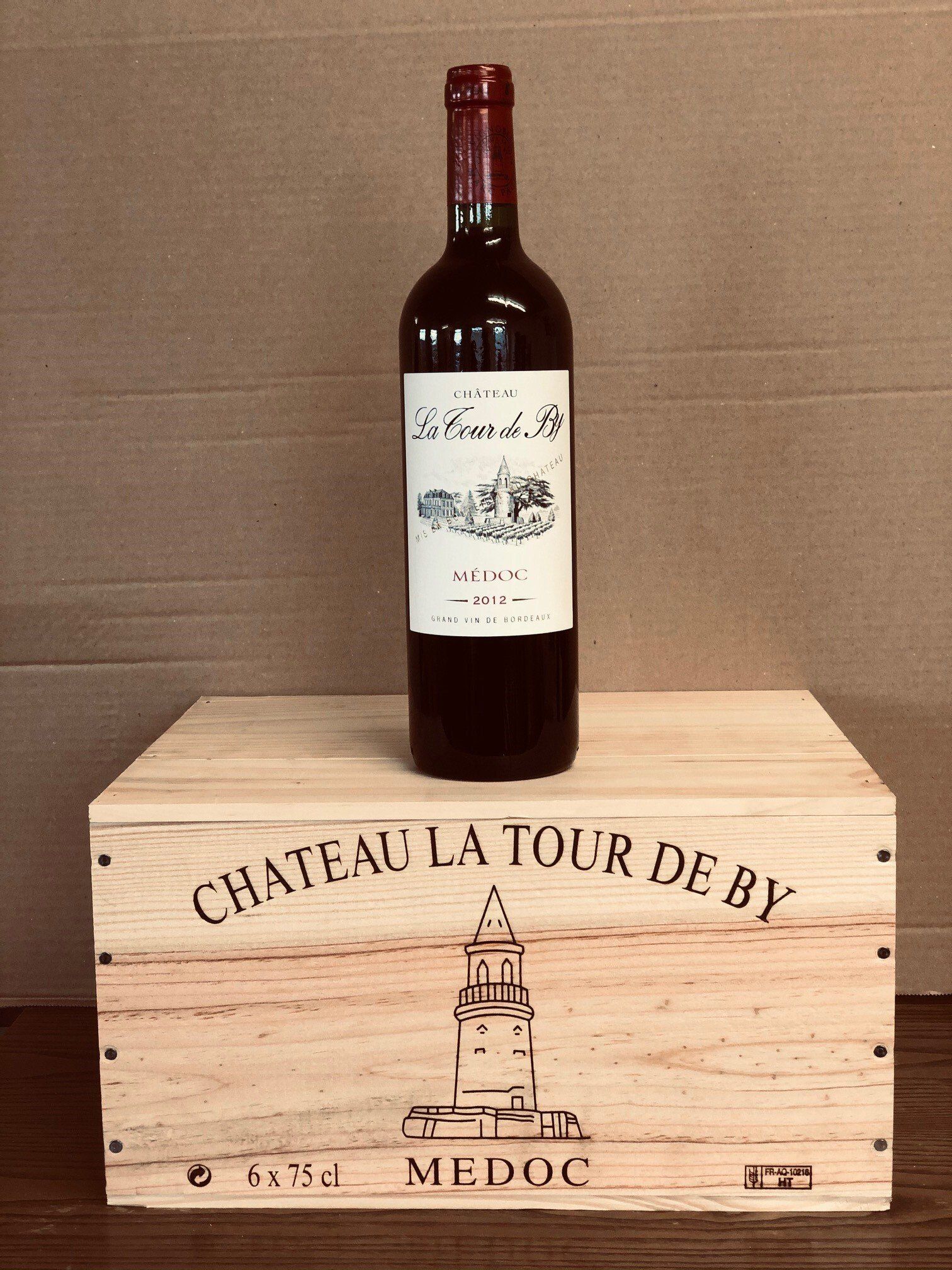 Chateau Tour de By 2012 Wooden Box of 6