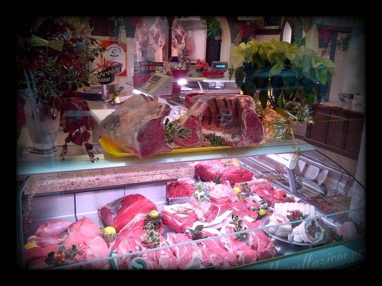 bancone di carne