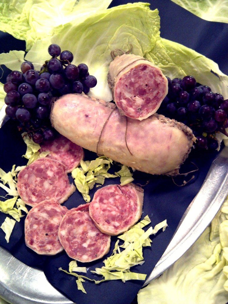 tranci di salame d'oca