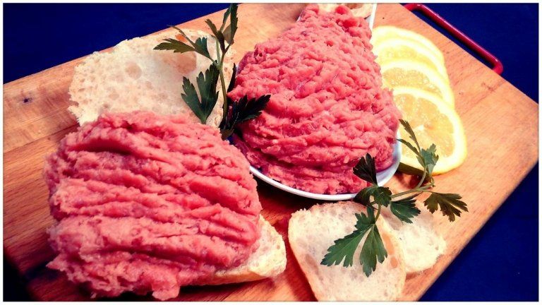 piatto di battuta di fassona
