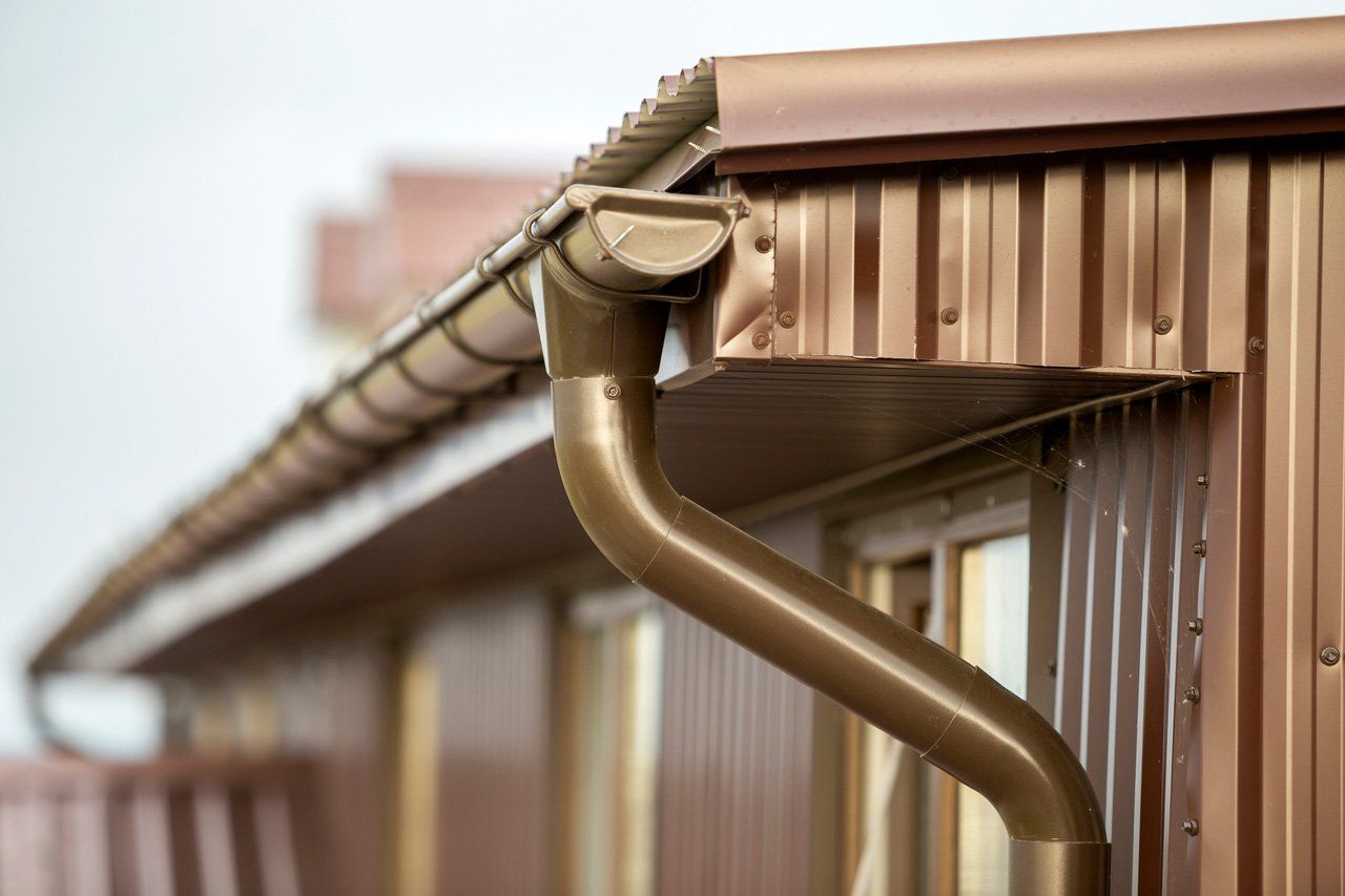 House Corner with Metal Planks Siding — Ft. Walton Beach, FL — Architectural Gutter Systems