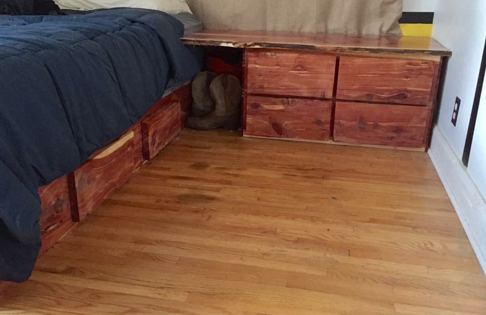 built in cabinets