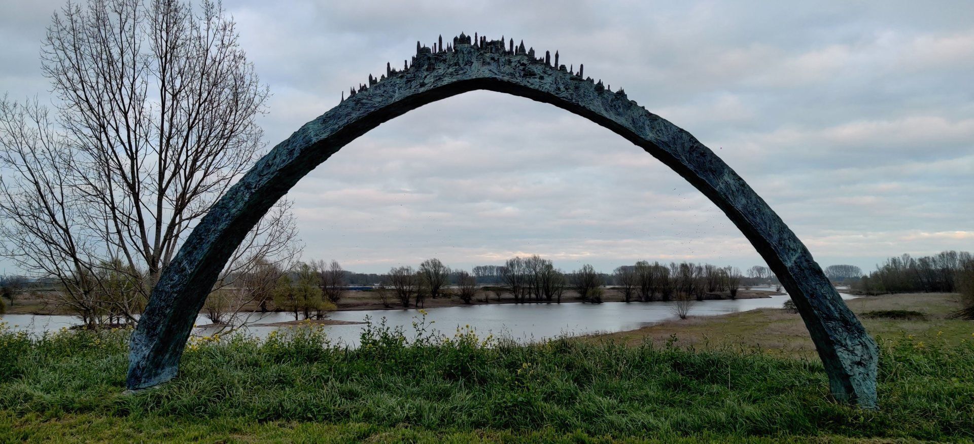 Foto van mooie fietsroute in de directe omgeving van Fruitstad Tiel