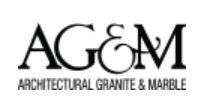 Logo for Architectural Granite & Marble featuring the black letters AG&M on a white background.