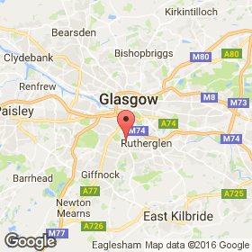 Glasgow Paisley Kilmarnock Denny Lanark Dumbarton Location Map