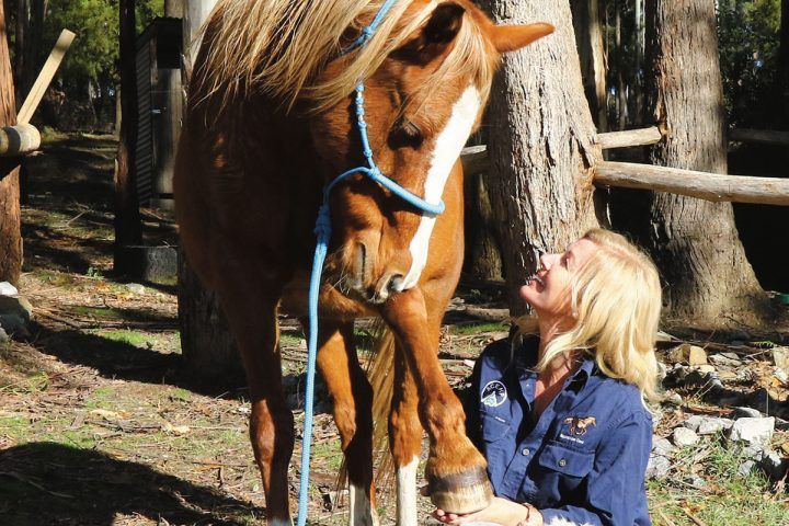 Jen and her horse Imaj Zamir