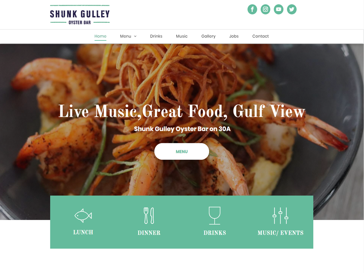 gulf shores website builder