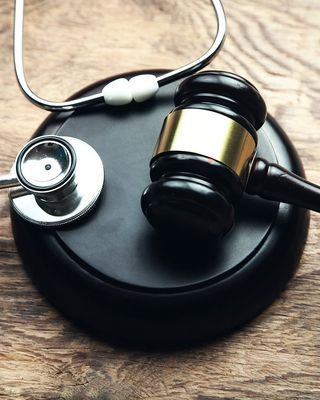Gavel With Stethoscope — Easthampton, MA — Law Office of Alfred P. Chamberland Gavel With Stethoscope — Easthampton, MA — Law Office of Alfred P. Chamberland