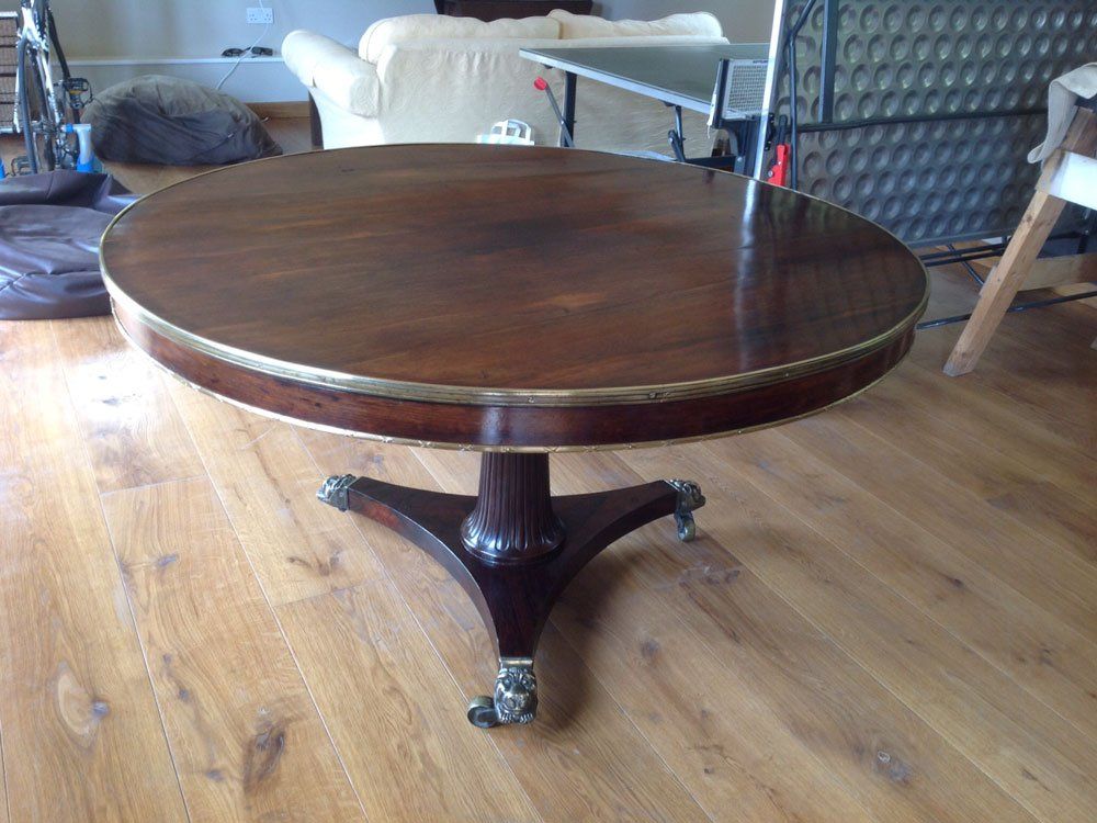 Antique table restoration services