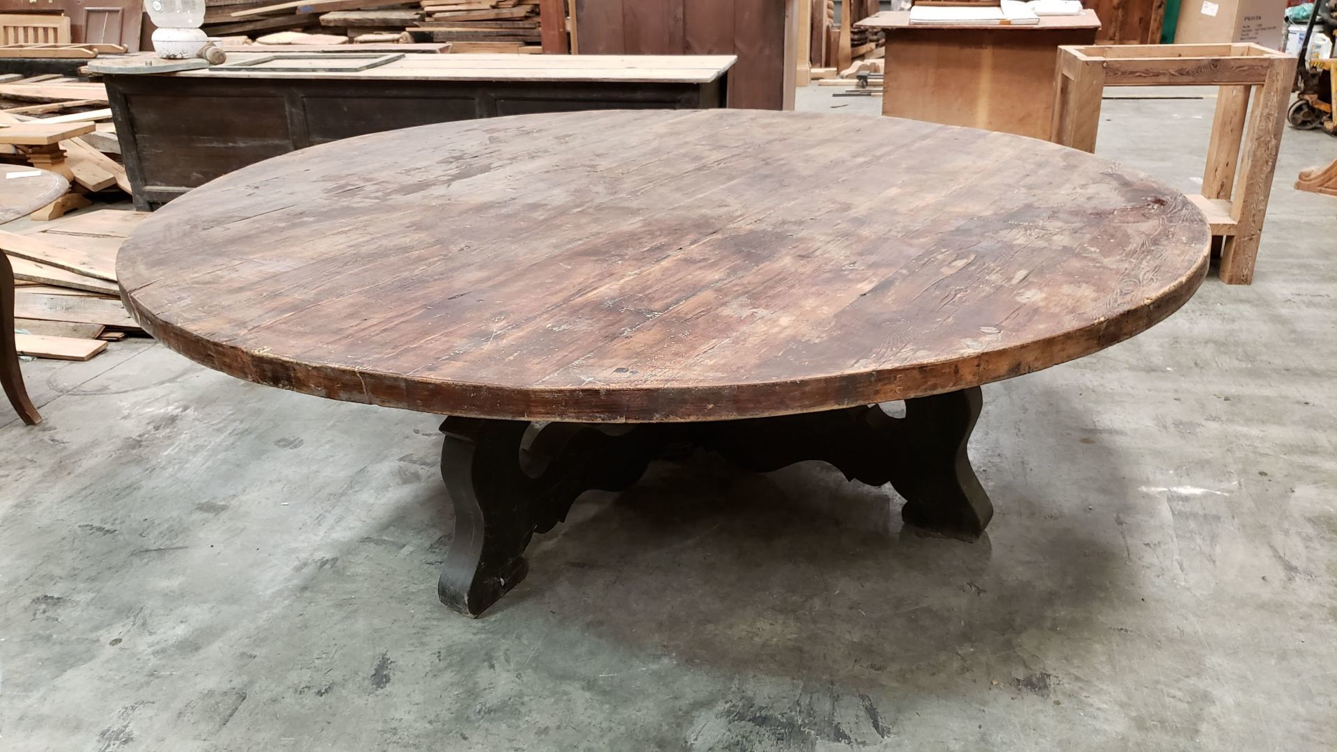 reclaimed wood dining set