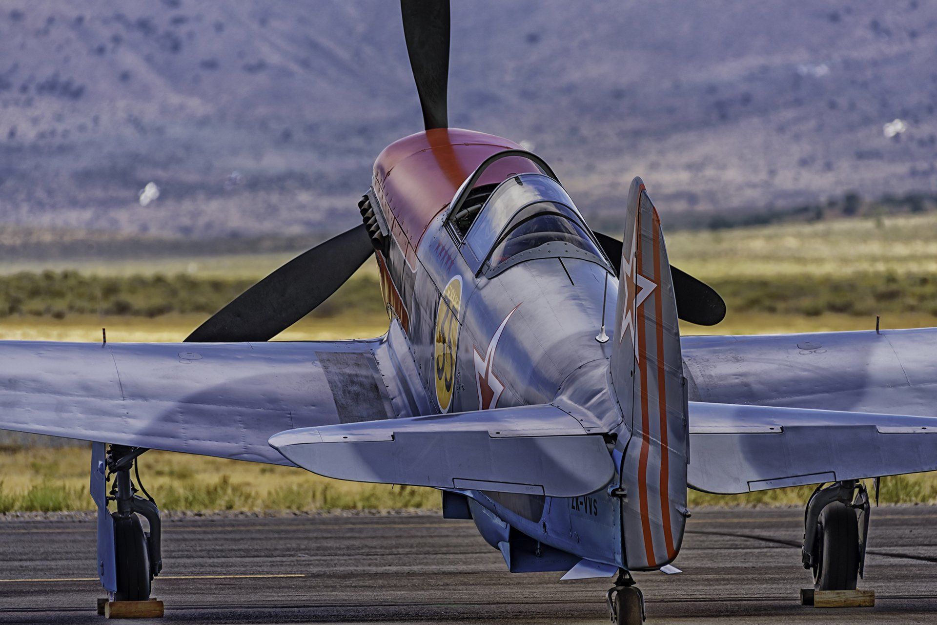 Full Noise Yak 3 fighter plane from Fighter Flights in Marlborough, New Zealand