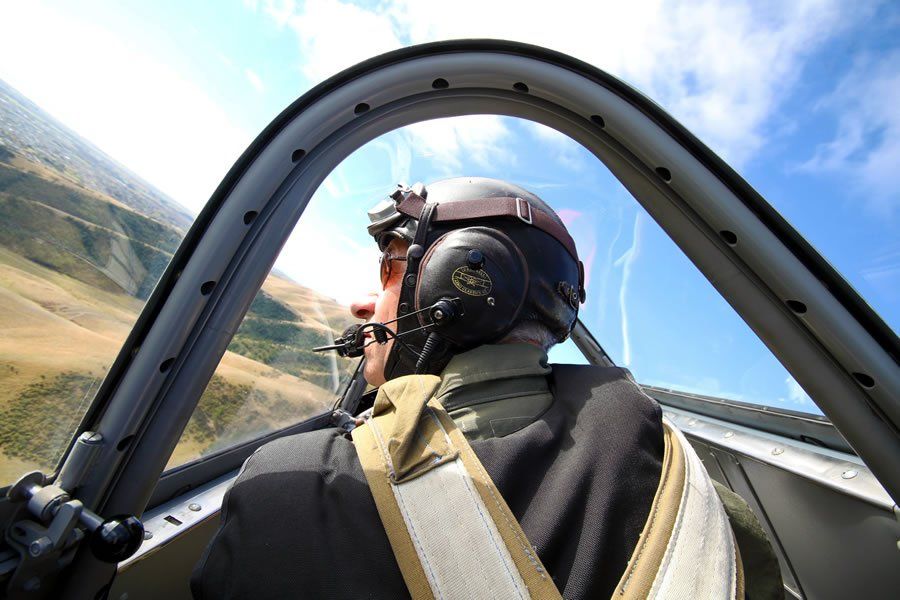 Pilot Graeme Frew from Fighter Flights.