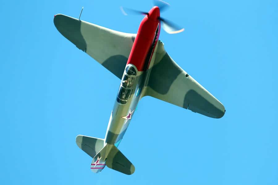 Full Noise Yak 3 fighter plane from Fighter Flights in Marlborough, New Zealand