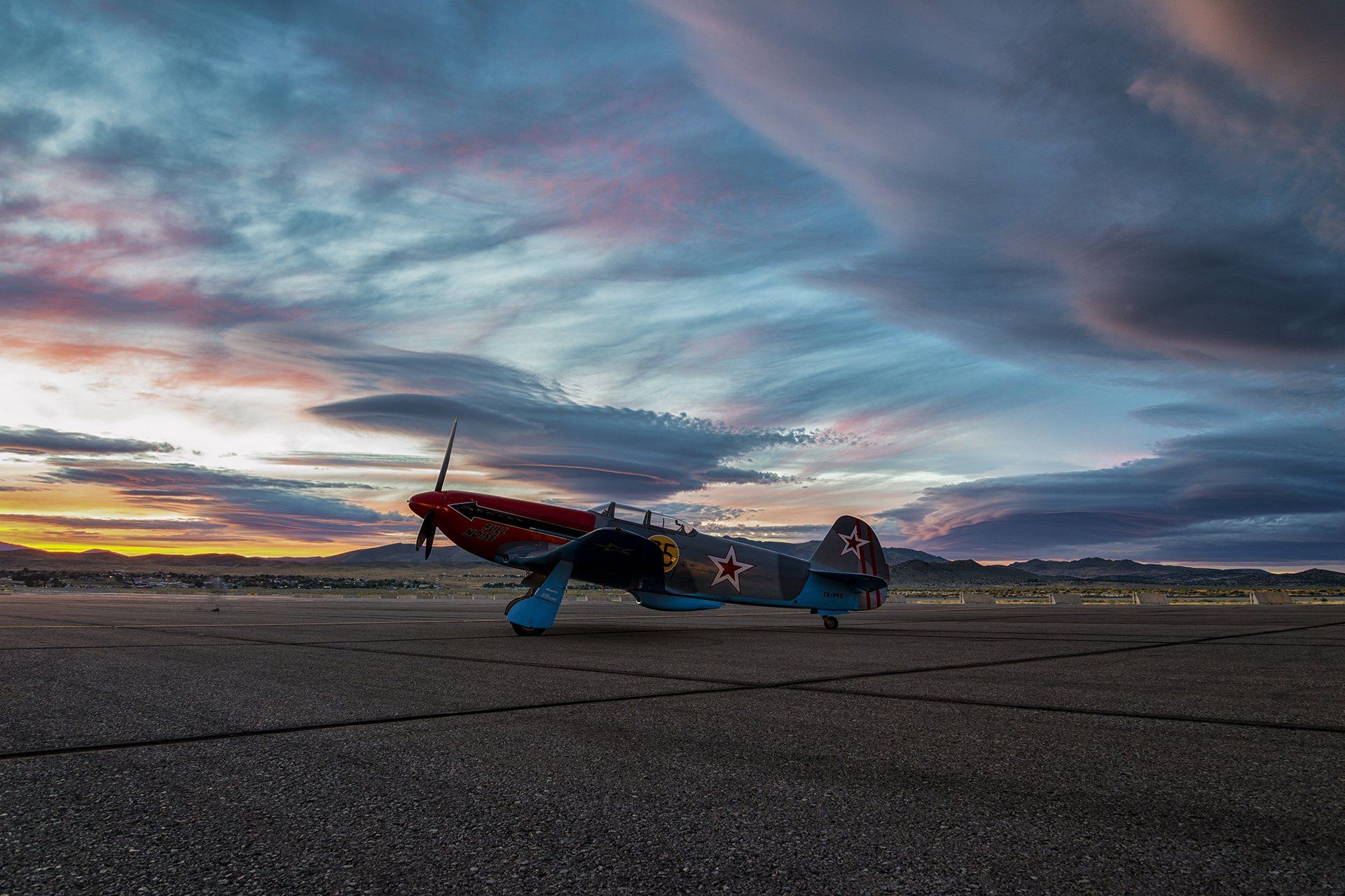 Full Noise Yak 3 fighter plane from Fighter Flights in Marlborough, New Zealand