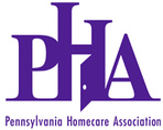 Purple PHA logo with the text