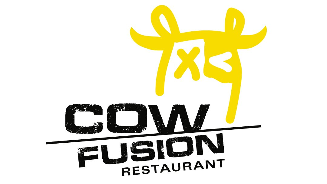 logo restaurant cow fusion