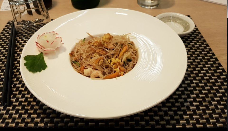 Spaghetti di riso cinese